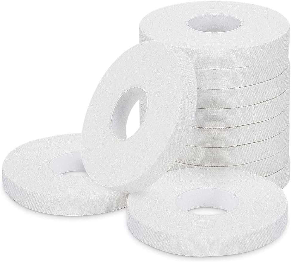 Athletic Finger Tape, Strong Athletic Tape for Grappling, Brazilian Jiu Jitsu (BJJ), Judo, Rock Climbing,Bouldering, Crossfit and Martial Artsand MMA, 0.3 in x 45 feet, 10 Rolls per Pack (White)…