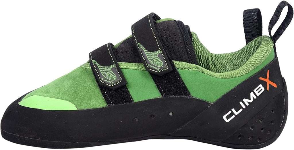 CLIMBX Rave NLV Green Womens Performance Rock Climbing Shoe