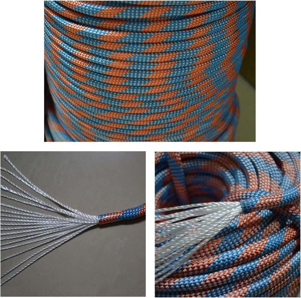 DESERT  FOX Outdoor Emergency Rope,Camping Ropes Climbing Ropes Diameter 9mm 10m/20m/30m/50m Wear Resistant High Strength Hiking Accessory Tool