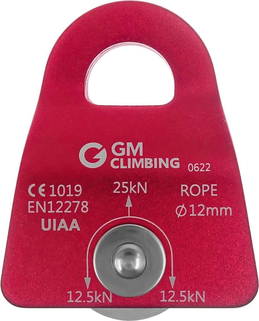 GM CLIMBING 25kN Micro Prusik Minding Pulley 0.47in CE UIAA Certified