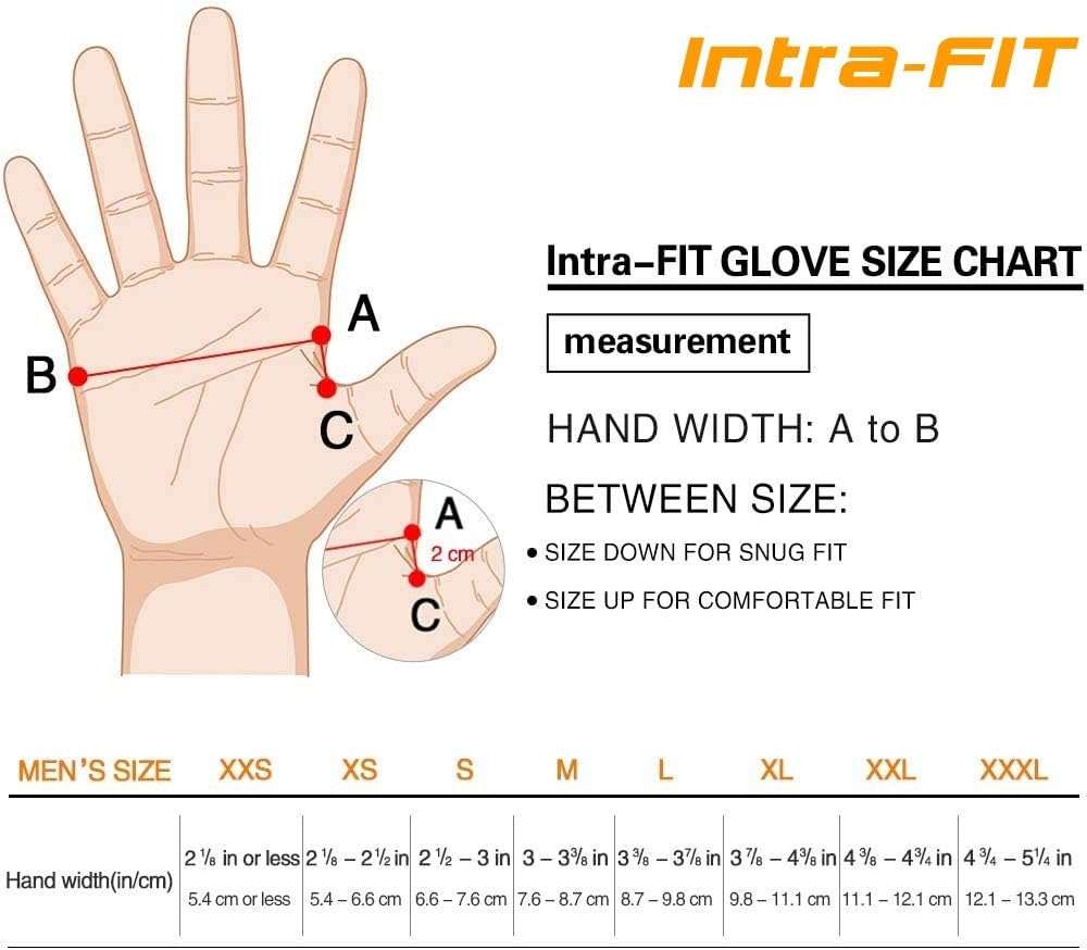 Intra-FIT Climbing Gloves, Lightweight, Breathable, Perfect for Rock, Tree, Wall, Mountain, Climbing