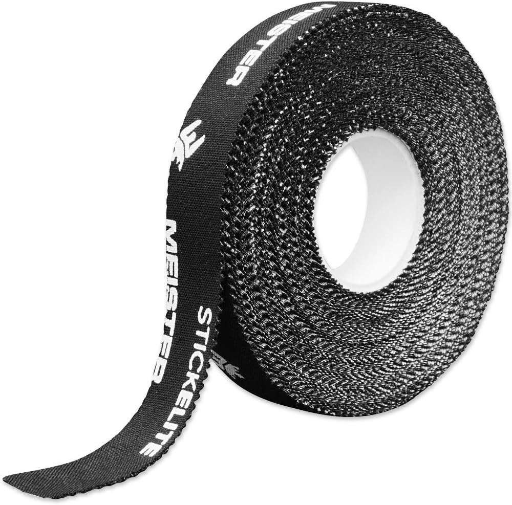 Meister StickElite Professional Porous Athletic Tape for Fingers  Toes - 15yd x 1/2 - Black - 2 Rolls