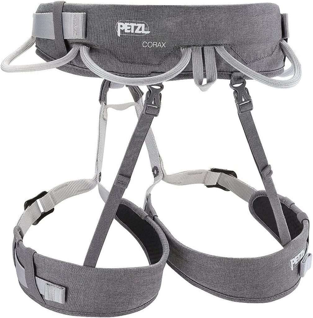 Petzl CORAX Harness - Versatile and Fully Adjustable Rock Climbing, Ice Climbing and Mountaineering Harness