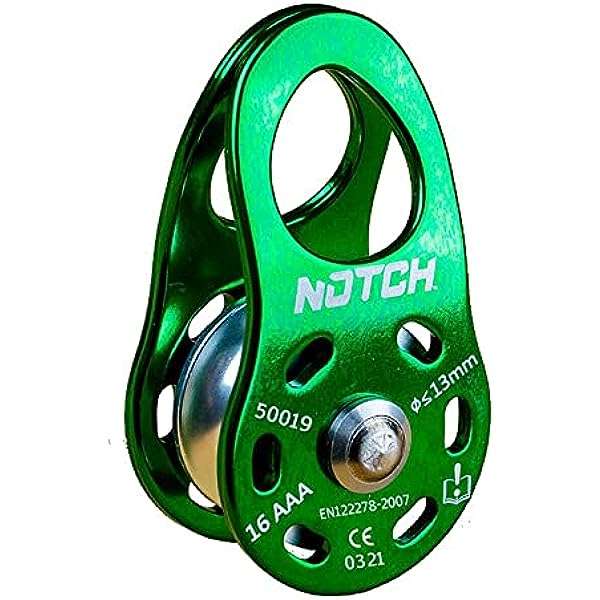 Petzl OSCILLANTE Pulley - Swing-Sided Emergency Pulley for Ski Touring and Glacier Travel