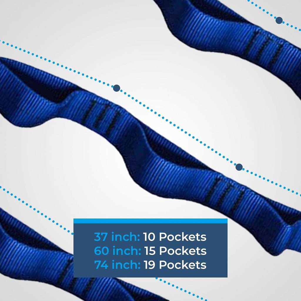 Rock-N-Rescue Daisy Chain - 15.5 kN, Nylon Multi-Loop Sling, Made in USA, Rock Climbing, Firefighter, and Rescue Gear